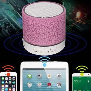 Apple Mini Bluetooth Speakers Wireless Bass Speaker With with smart LED colorful lights